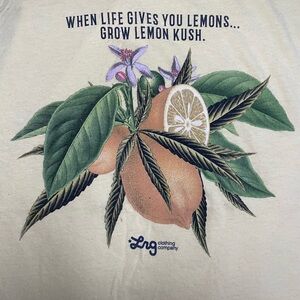 Lrg clothing Graphic Weed Tee yellow